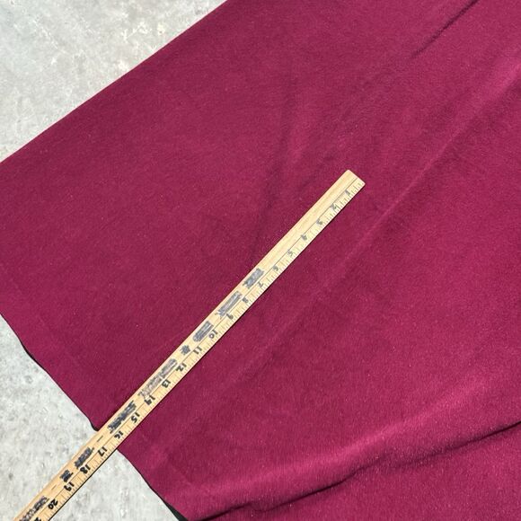 Vintage Vanity Fair Nightgown Women Medium Maroon Soft Comfort Barrel Sleeve - Picture 5 of 13